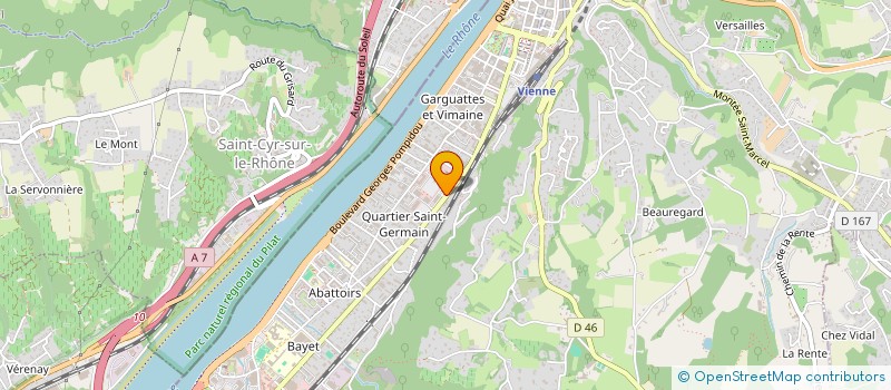 localisation de l'entreprise FINANCIERE BMC à VIENNE