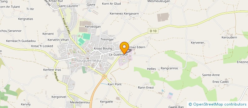 localisation de l'entreprise FINANCIERE BOGAU  PLOUGUERNEAU