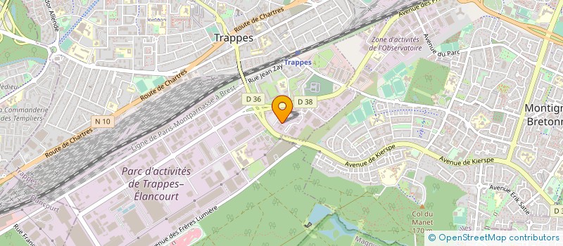 localisation de l'entreprise FINANCIERE BOIREAU à TRAPPES
