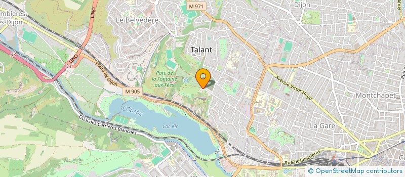 localisation de l'entreprise FINANCIERE BOISSIERES  TALANT