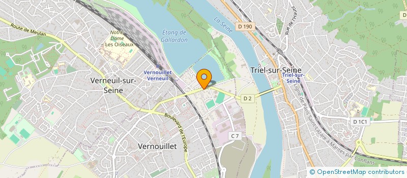 localisation de l'entreprise FINANCIERE BONALDI à VERNOUILLET