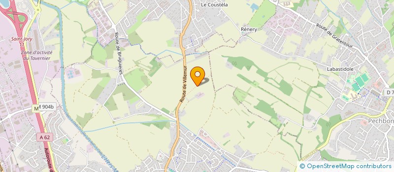 localisation de l'entreprise FINANCIERE BONICEL à CASTELGINEST