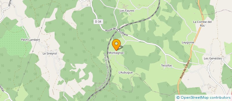 localisation de l'entreprise FINANCIERE BONNEVAL  GIGNAC