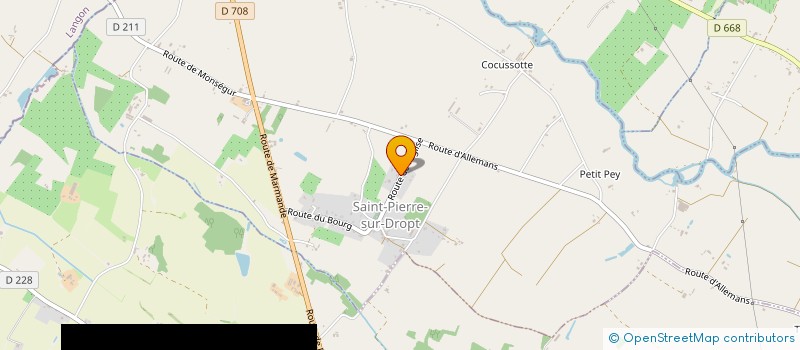 localisation de l'entreprise FINANCIERE BONNY  SAINT-PIERRE-SUR-DROPT