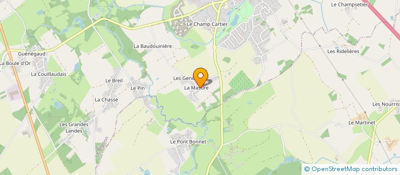 localisation de l'entreprise FINANCIERE BONTEMPS à LE BIGNON