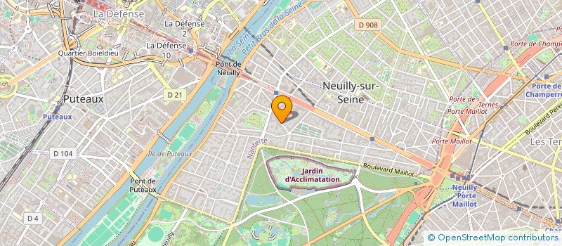 localisation de l'entreprise FINANCIERE BORGOMANO à NEUILLY-SUR-SEINE