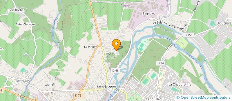 localisation de l'entreprise FINANCIERE BOUDERBALA à COGNAC