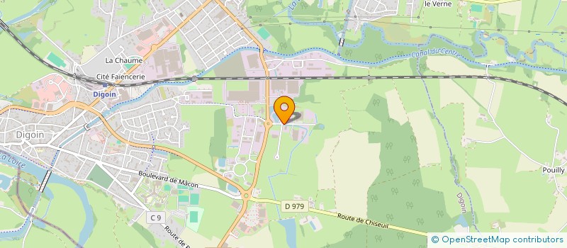 localisation de l'entreprise FINANCIERE BOUHET GRANULATS  DIGOIN