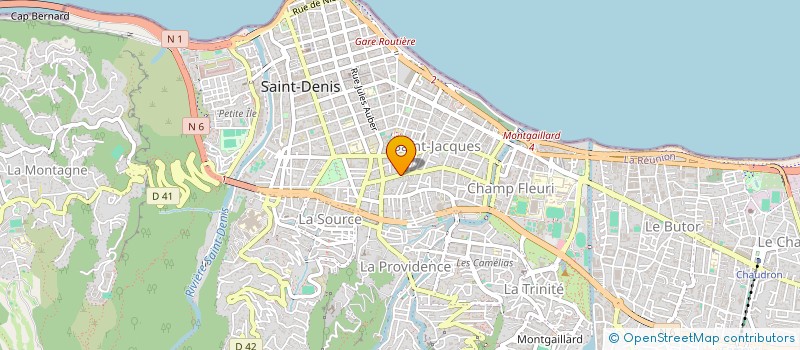 localisation de l'entreprise FINANCIERE BOURBON DEVELOPPEMENT  SAINT-DENIS