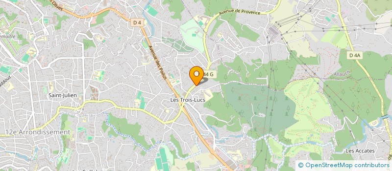 localisation de l'entreprise FINANCIERE BOURGEADE à MARSEILLE