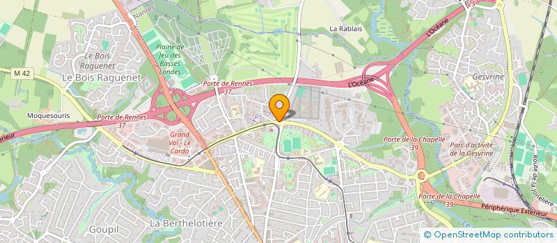 localisation de l'entreprise FINANCIERE BR  SAINTE-LUCE-SUR-LOIRE