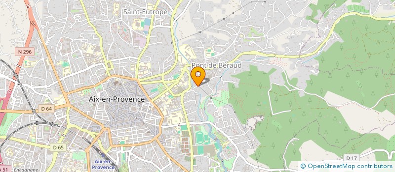 localisation de l'entreprise FINANCIERE BRANCHET à AIX-EN-PROVENCE