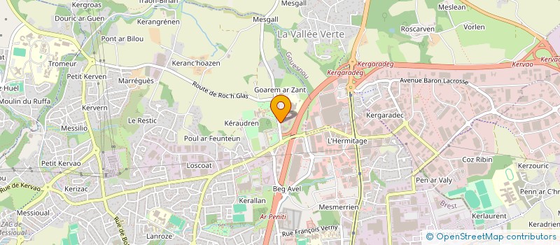 localisation de l'entreprise FINANCIERE BRANDILY à BREST