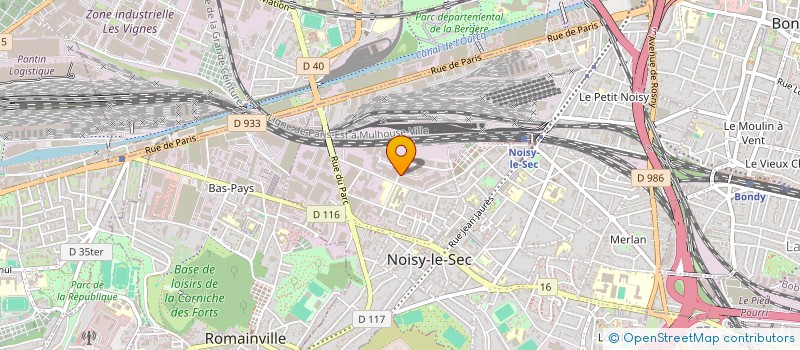 localisation de l'entreprise FINANCIERE BRAQUE à NOISY-LE-SEC