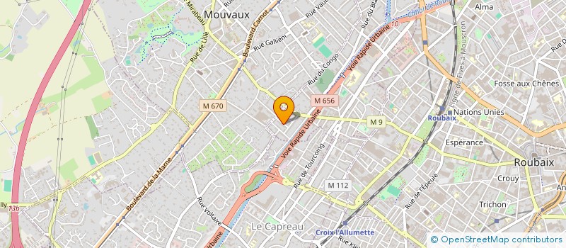 localisation de l'entreprise FINANCIERE BREUIL  MOUVAUX