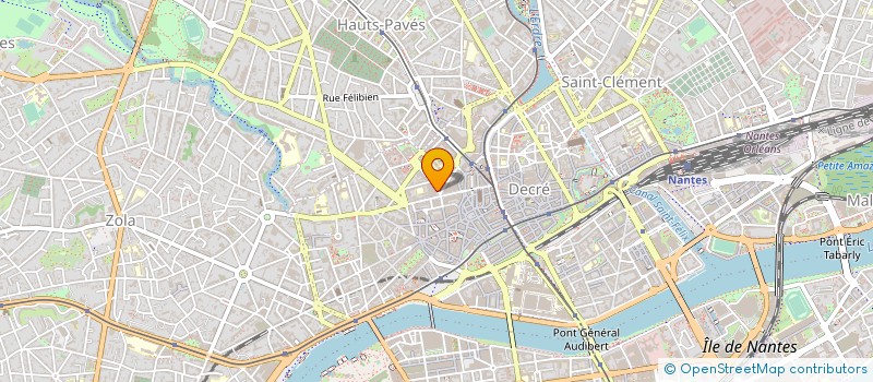 localisation de l'entreprise FINANCIERE BRINDEAU  NANTES