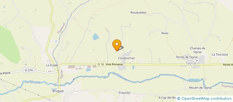 localisation de l'entreprise FINANCIERE BTP MANUTENTION  TAYRAC