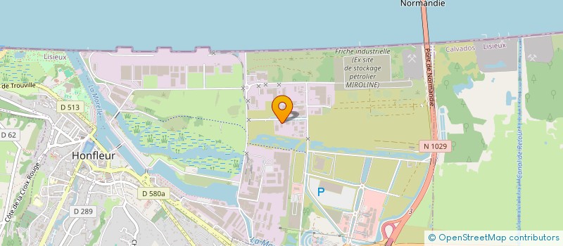 localisation de l'entreprise FINANCIERE BUDIMAN  HONFLEUR