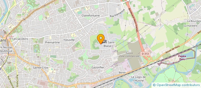 localisation de l'entreprise FINANCIERE BUZOT à LE MANS