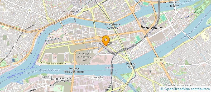 localisation de l'entreprise FINANCIERE BYP à NANTES