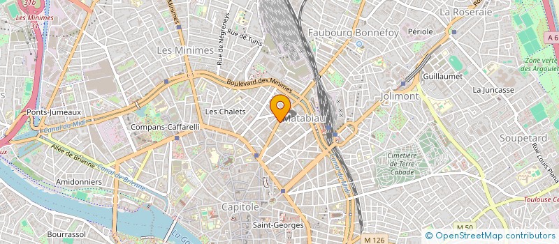 localisation de l'entreprise FINANCIERE CA 2M à TOULOUSE