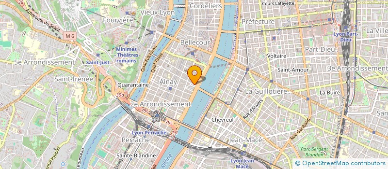 localisation de l'entreprise FINANCIERE CAELESTIS  LYON