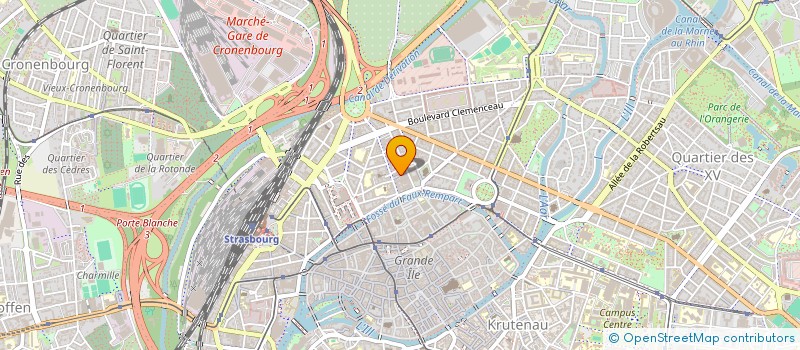 localisation de l'entreprise FINANCIERE CAJUBA  STRASBOURG