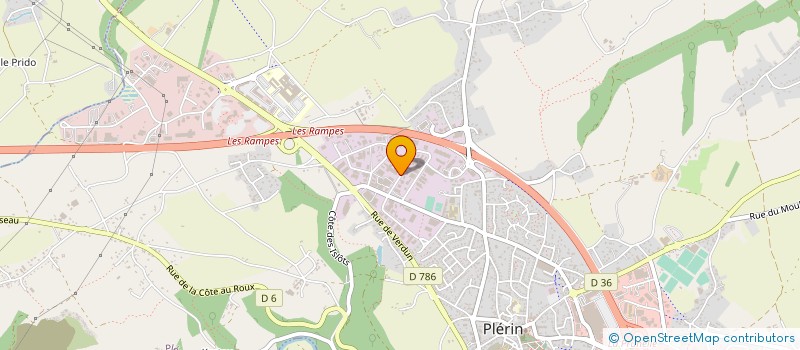 localisation de l'entreprise FINANCIERE CAP 270 à PLERIN