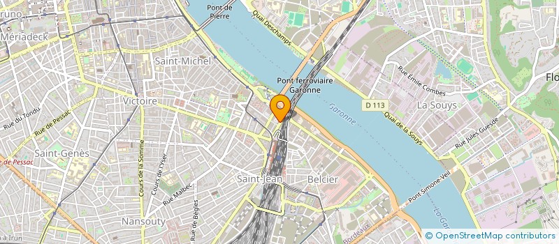 localisation de l'entreprise FINANCIERE CAPUCINS à BORDEAUX
