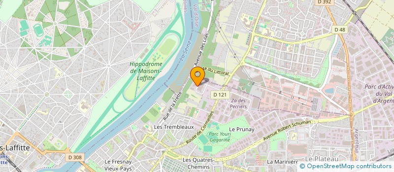 localisation de l'entreprise FINANCIERE CARABEUF à SARTROUVILLE