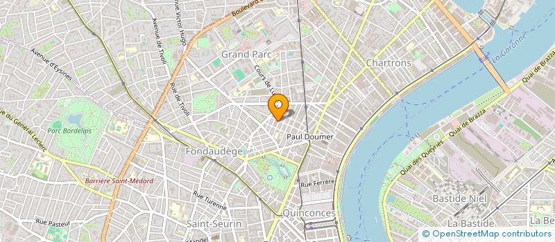 localisation de l'entreprise FINANCIERE CARINE LAIGO à BORDEAUX