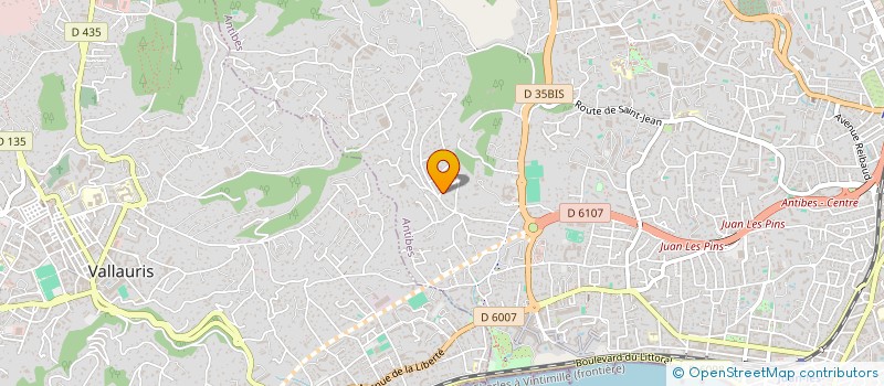localisation de l'entreprise FINANCIERE CARLYNA à ANTIBES