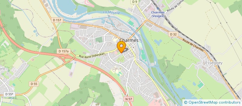 localisation de l'entreprise FINANCIERE CARPINIENNE  CHARMES