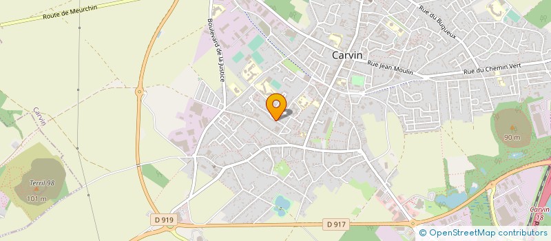 localisation de l'entreprise FINANCIERE CARVIDIS à CARVIN