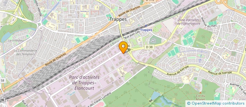 localisation de l'entreprise FINANCIERE CARWEST  TRAPPES