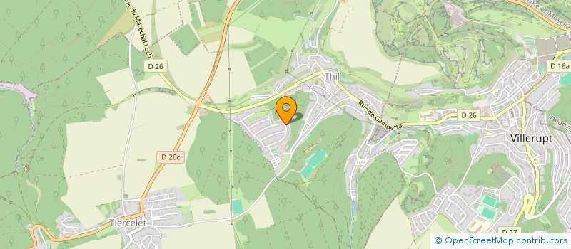 localisation de l'entreprise FINANCIERE CASELLI  THIL