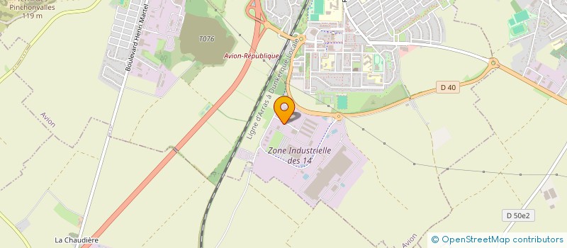 localisation de l'entreprise FINANCIERE CAT  AVION