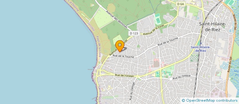 localisation de l'entreprise FINANCIERE CCD  SAINT-HILAIRE-DE-RIEZ