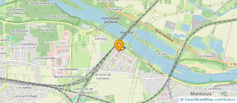 localisation de l'entreprise FINANCIERE CD  MONTLOUIS-SUR-LOIRE