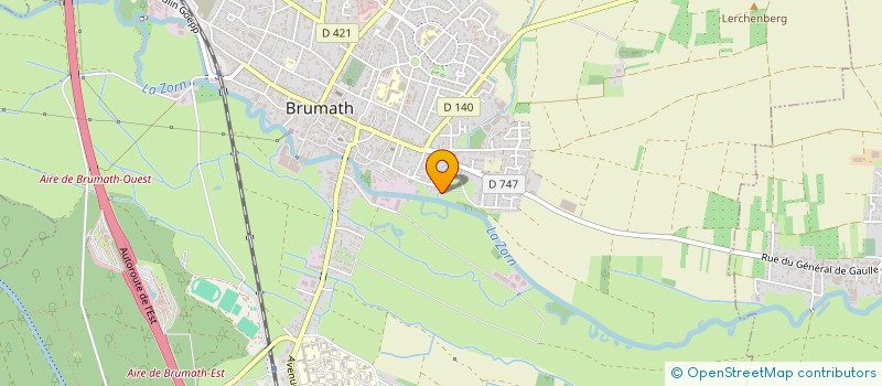 localisation de l'entreprise FINANCIERE CE  BRUMATH