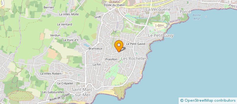 localisation de l'entreprise FINANCIERE CESBRON  SAINT-NAZAIRE