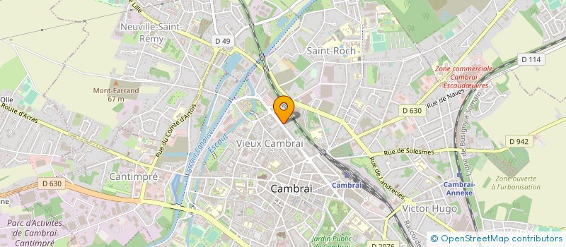 localisation de l'entreprise FINANCIERE CGE à CAMBRAI