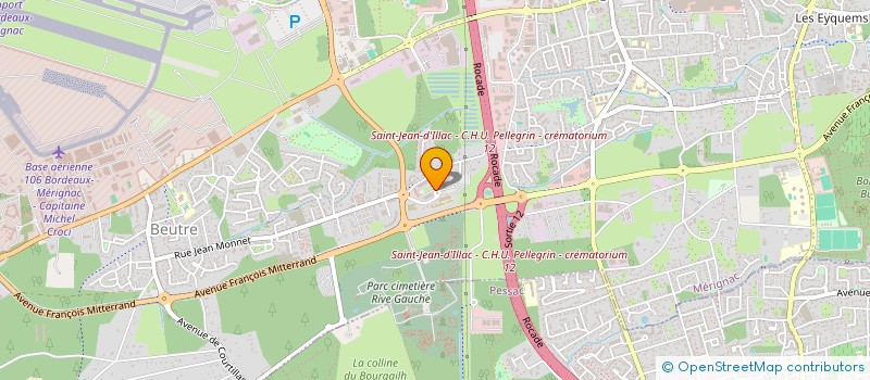 localisation de l'entreprise FINANCIERE CGRS à MERIGNAC