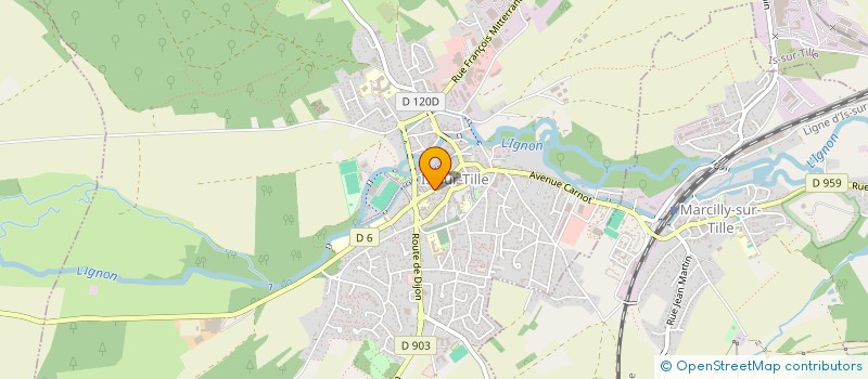 localisation de l'entreprise FINANCIERE CHALET  IS-SUR-TILLE