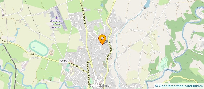 localisation de l'entreprise FINANCIERE CHALEY  SAINT-GALMIER