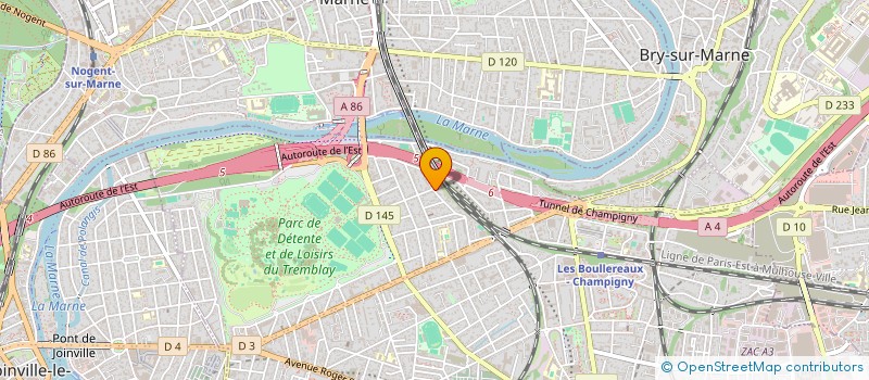 localisation de l'entreprise FINANCIERE CHAMBON  CHAMPIGNY-SUR-MARNE