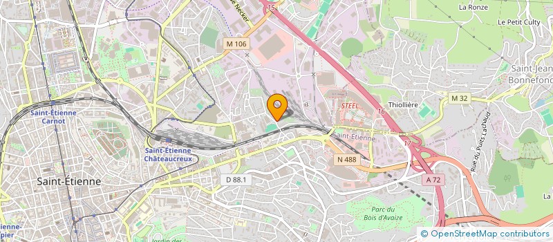 localisation de l'entreprise FINANCIERE CHAMPEIX à SAINT-ETIENNE