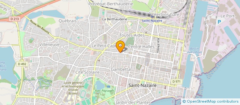 localisation de l'entreprise FINANCIERE CHAPAV  SAINT-NAZAIRE