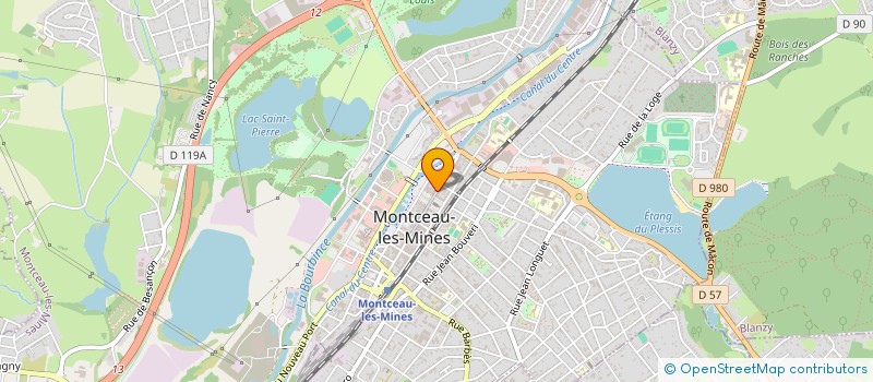 localisation de l'entreprise FINANCIERE CHARLES GROS  MONTCEAU-LES-MINES