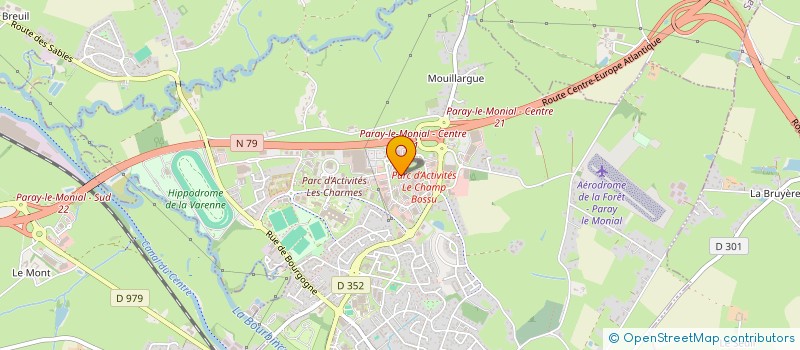 localisation de l'entreprise FINANCIERE CHARLIE THISSELIN  PARAY-LE-MONIAL